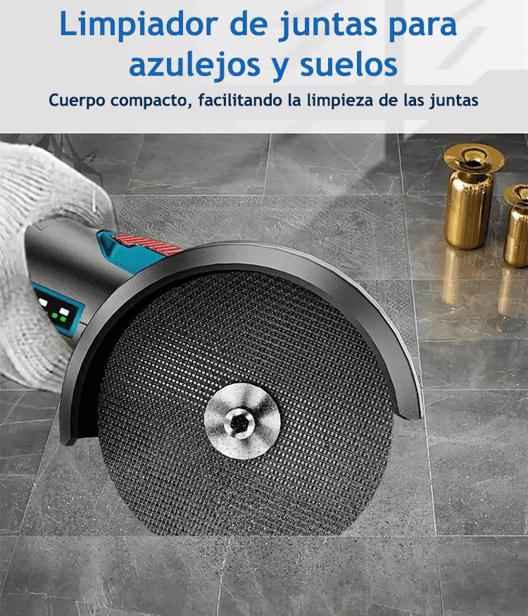 Amoladora Angular FlexPro + 2 Baterías + 2 Ruedas de Corte de Metal