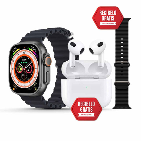 SmartWatch 9 ULTRA 2™ + Airpods + 12 correas de obsequio